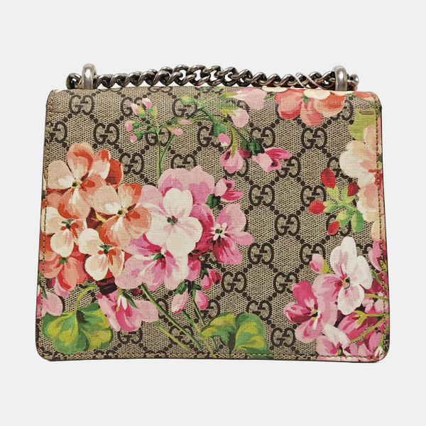 Dionysus Mini Monogram Coated Canvas Beige
