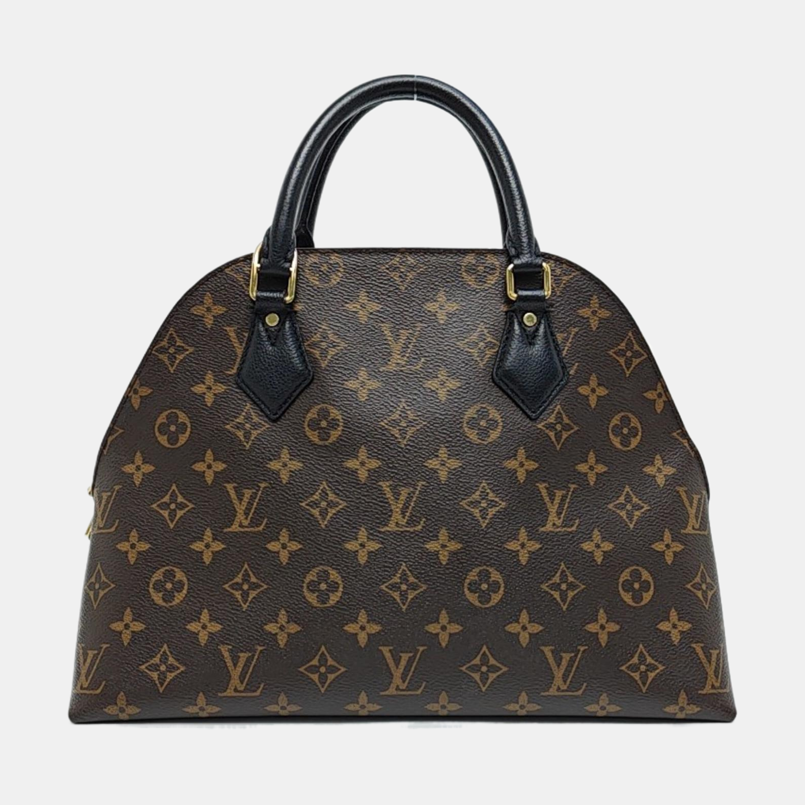 ALMA BNB MM Monogram Coated Canvas Brown