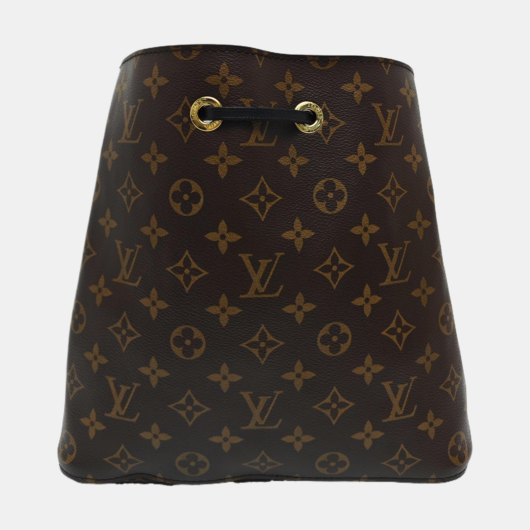 NÉONOÉ MM Monogram Coated Canvas Brown