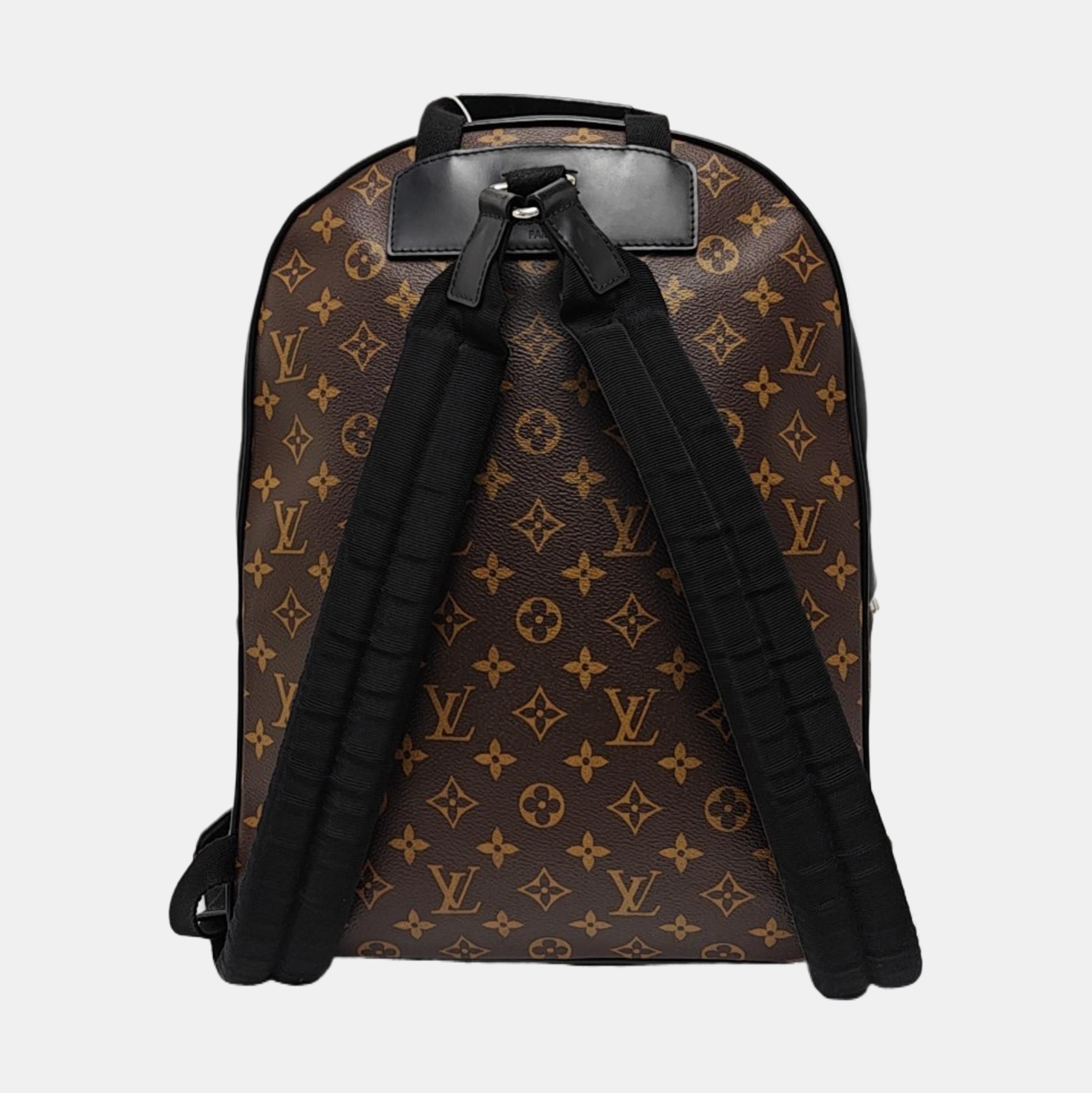 JOSH Monogram Coated Canvas Brown