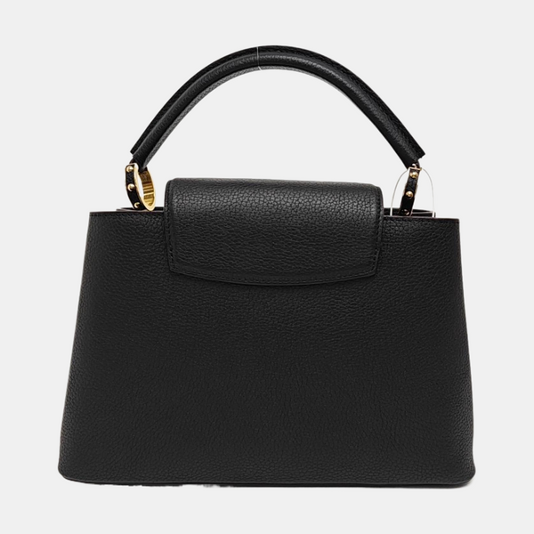 CAPUCINES MM Calfskin Black