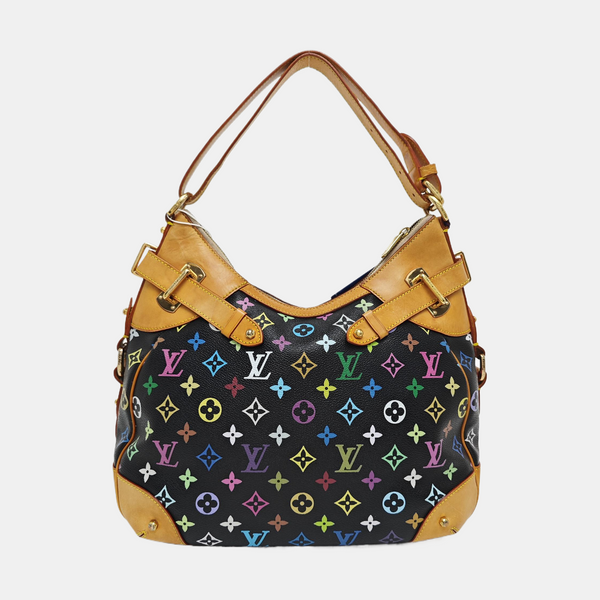 LV × TM GRETA Monogram Coated Canvas Black