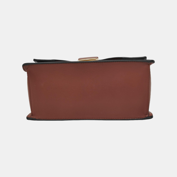 Authenticated pre-owned  Kan U Small Calfskin Brown - Shoulder Bag at Looply