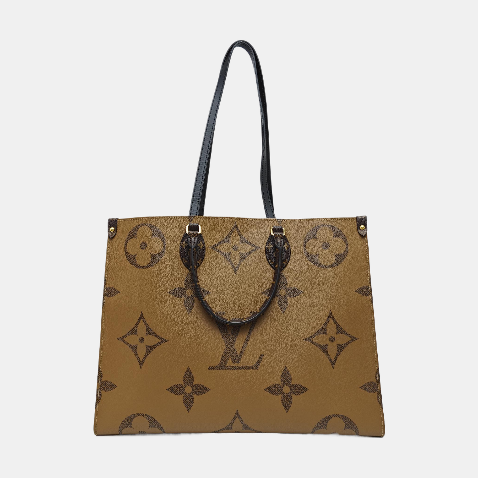 ONTHEGO GM Monogram Coated Canvas Brown