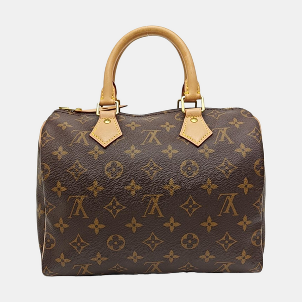 SPEEDY 25 Monogram Coated Canvas Brown