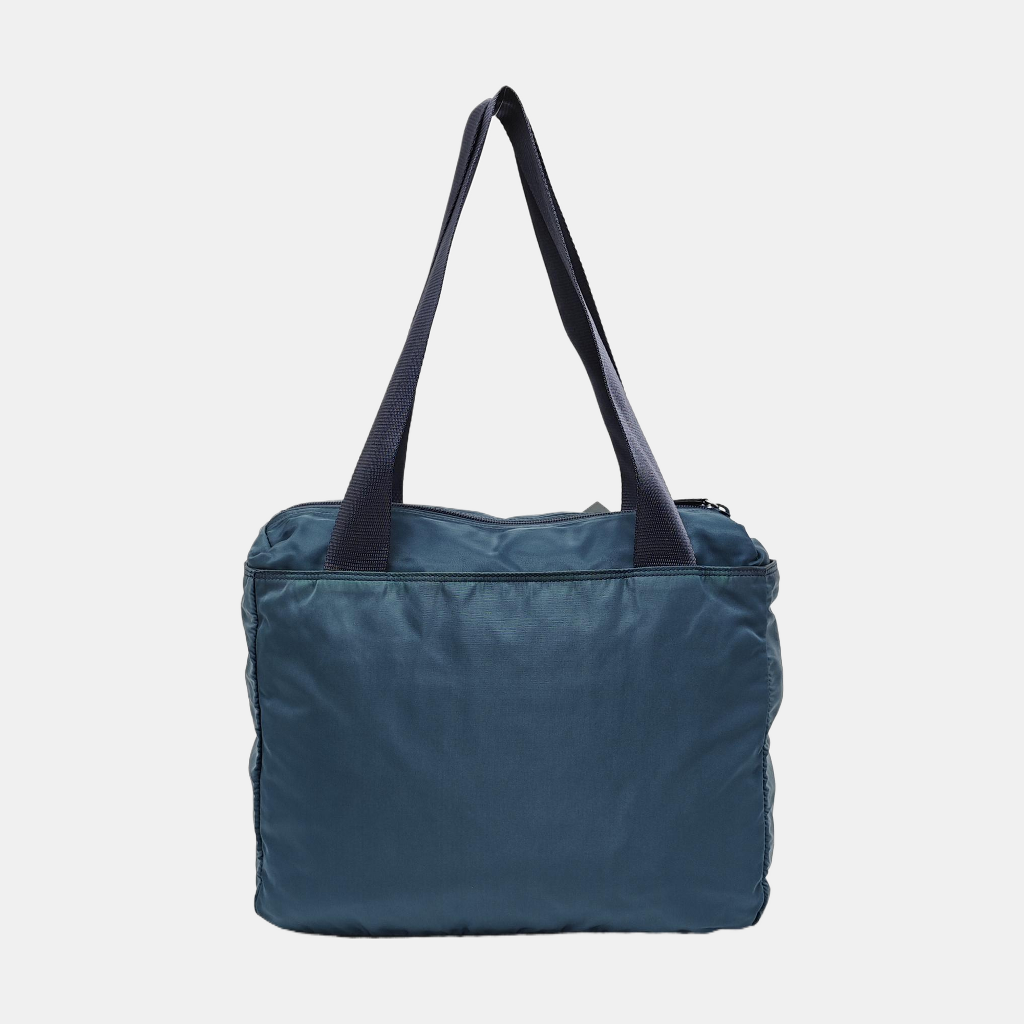 Nylon Shoulder Bag Blue