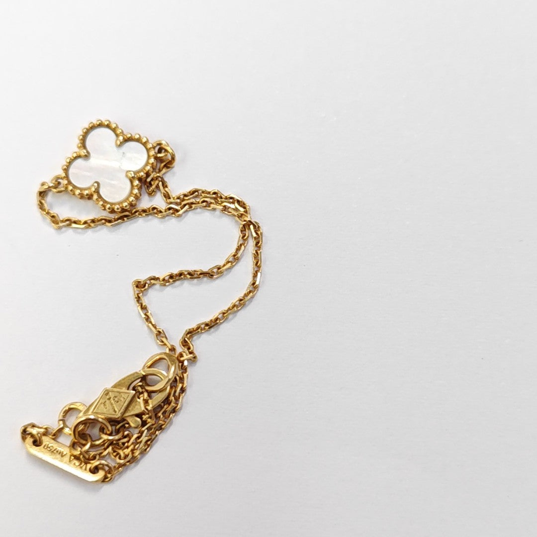 Sweet Alhambra 18k Gold Bracelet