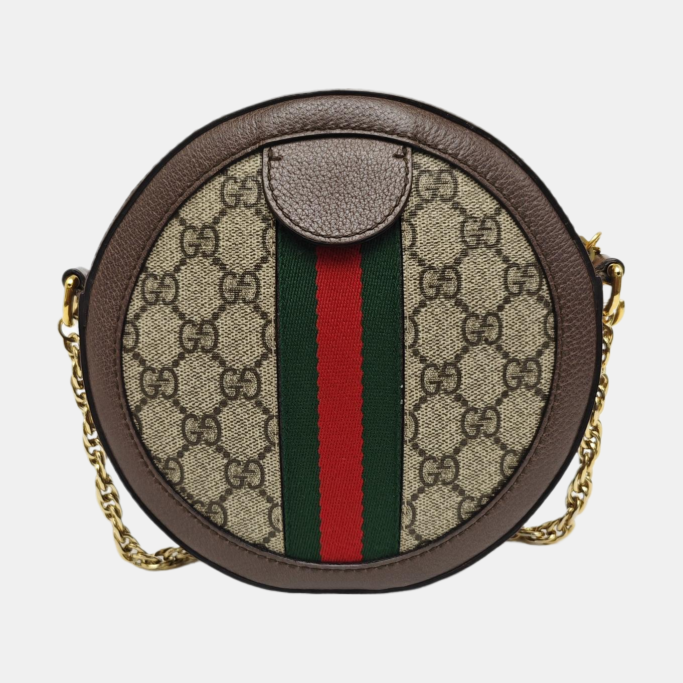 Ophidia Mini Monogram Coated Canvas Beige