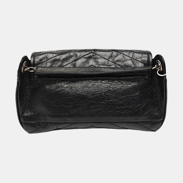 Calfskin Shoulder Bag Black
