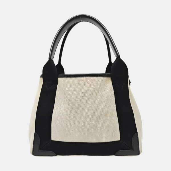 Navy Mini Canvas White