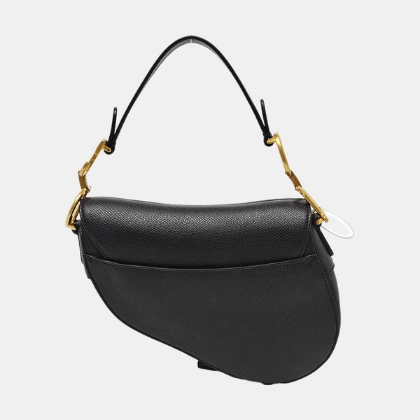 Saddle Mini Calfskin Black