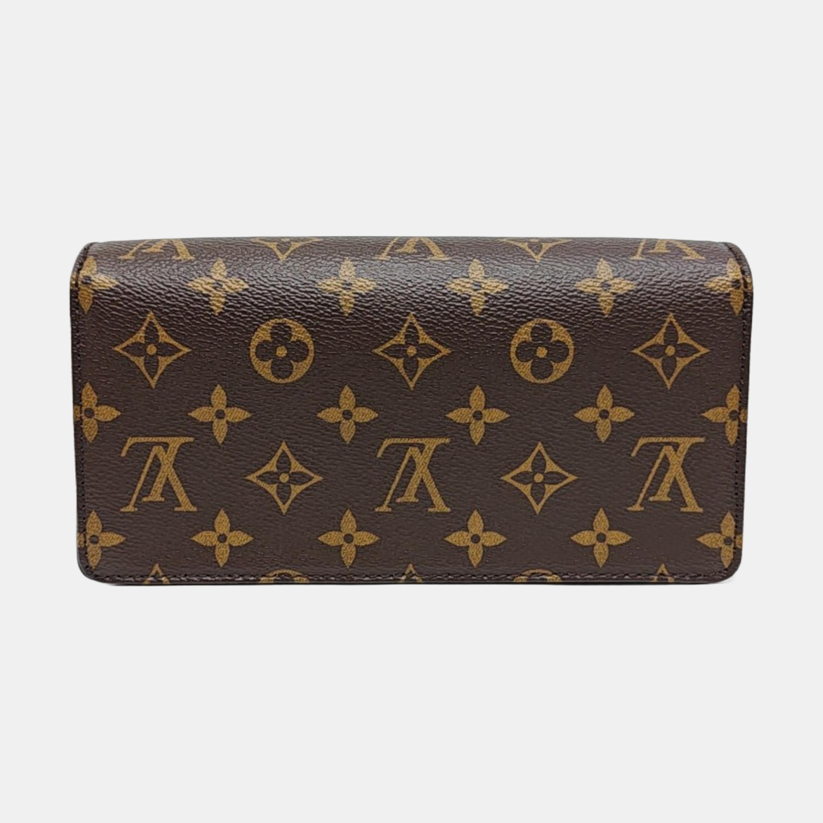 Lily Monogram Coated Canvas Brown