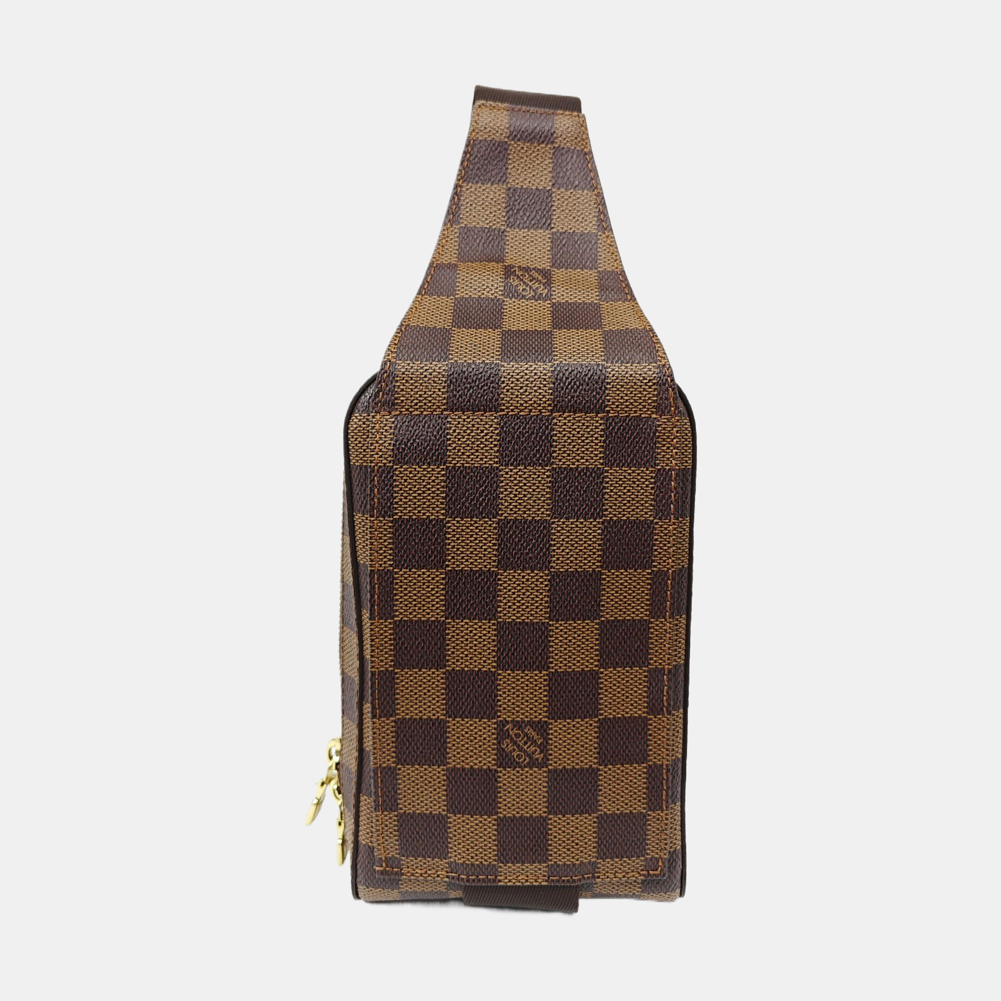 GÉRONIMOS Damier Ebene Coated Canvas Brown
