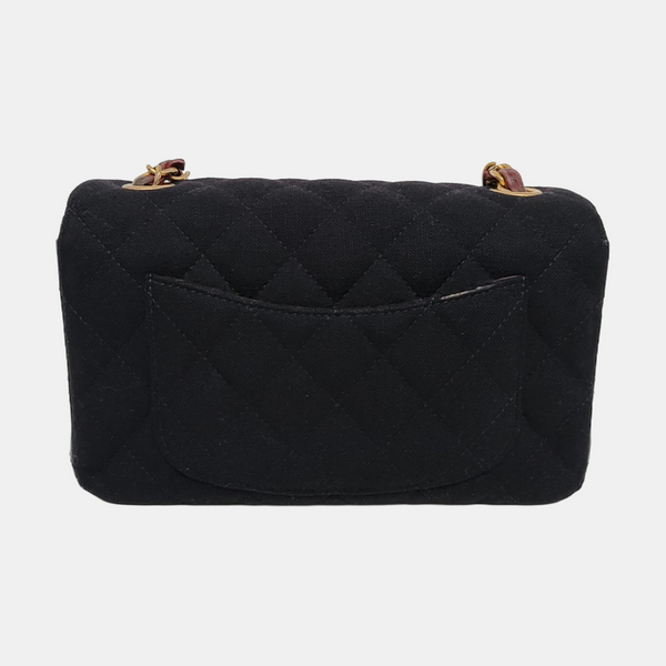 CLASSIC FLAP Quilted Wool Black