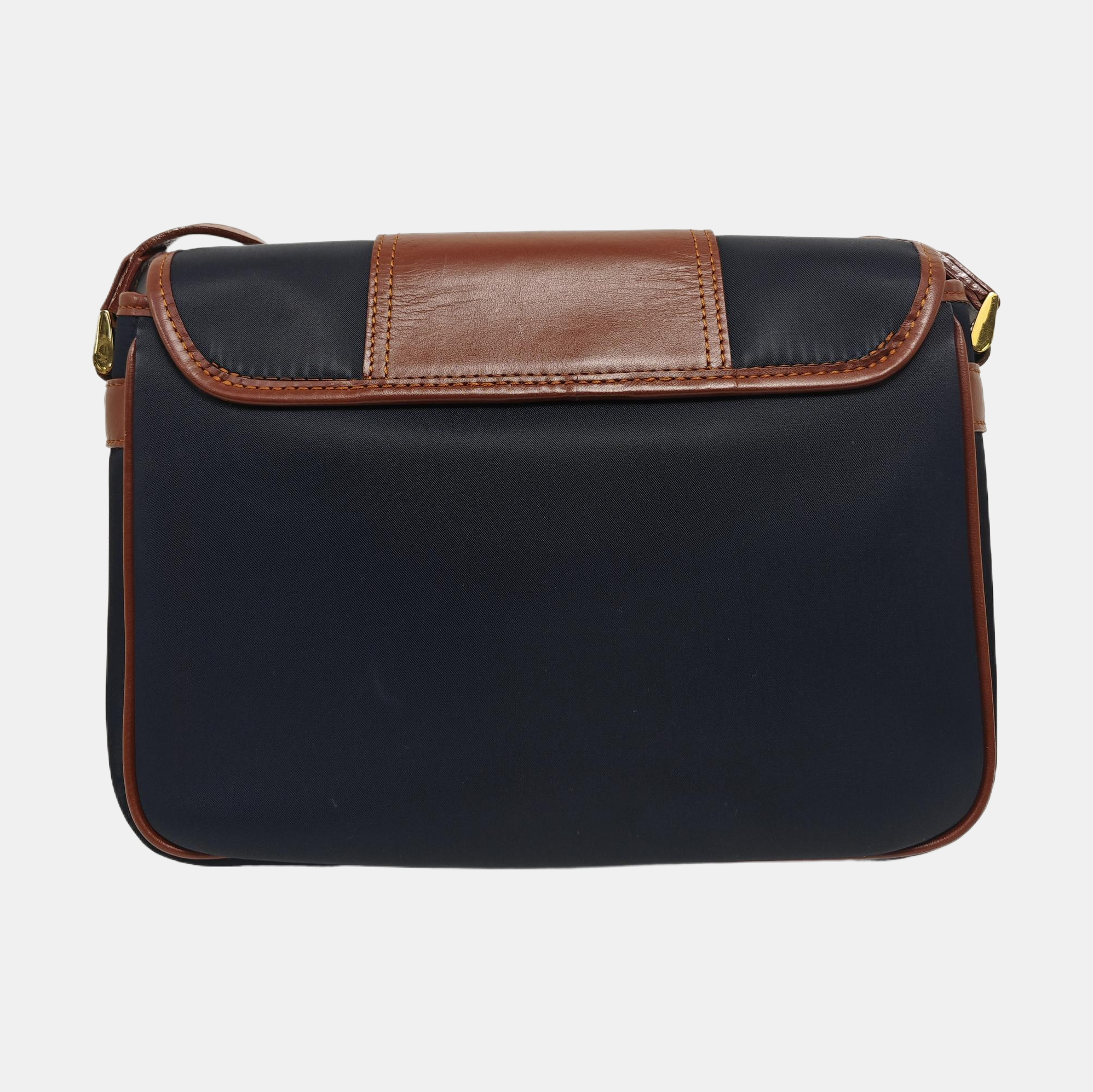 Fabric Shoulder Bag Blue