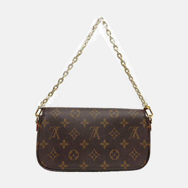 IVY Monogram Coated Canvas Brown