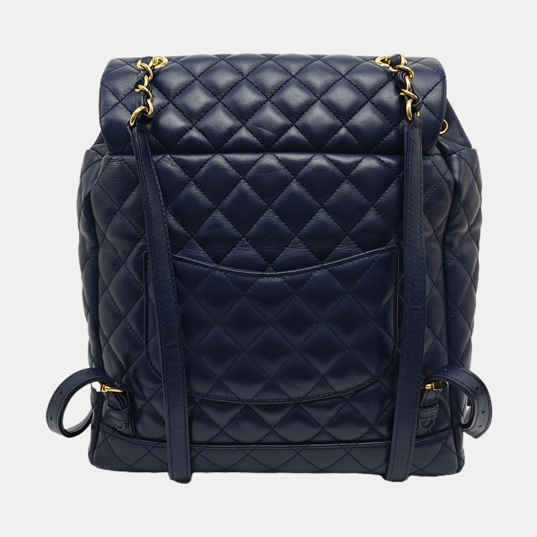 URBAN SPIRIT Large Quilted Lambskin Blue