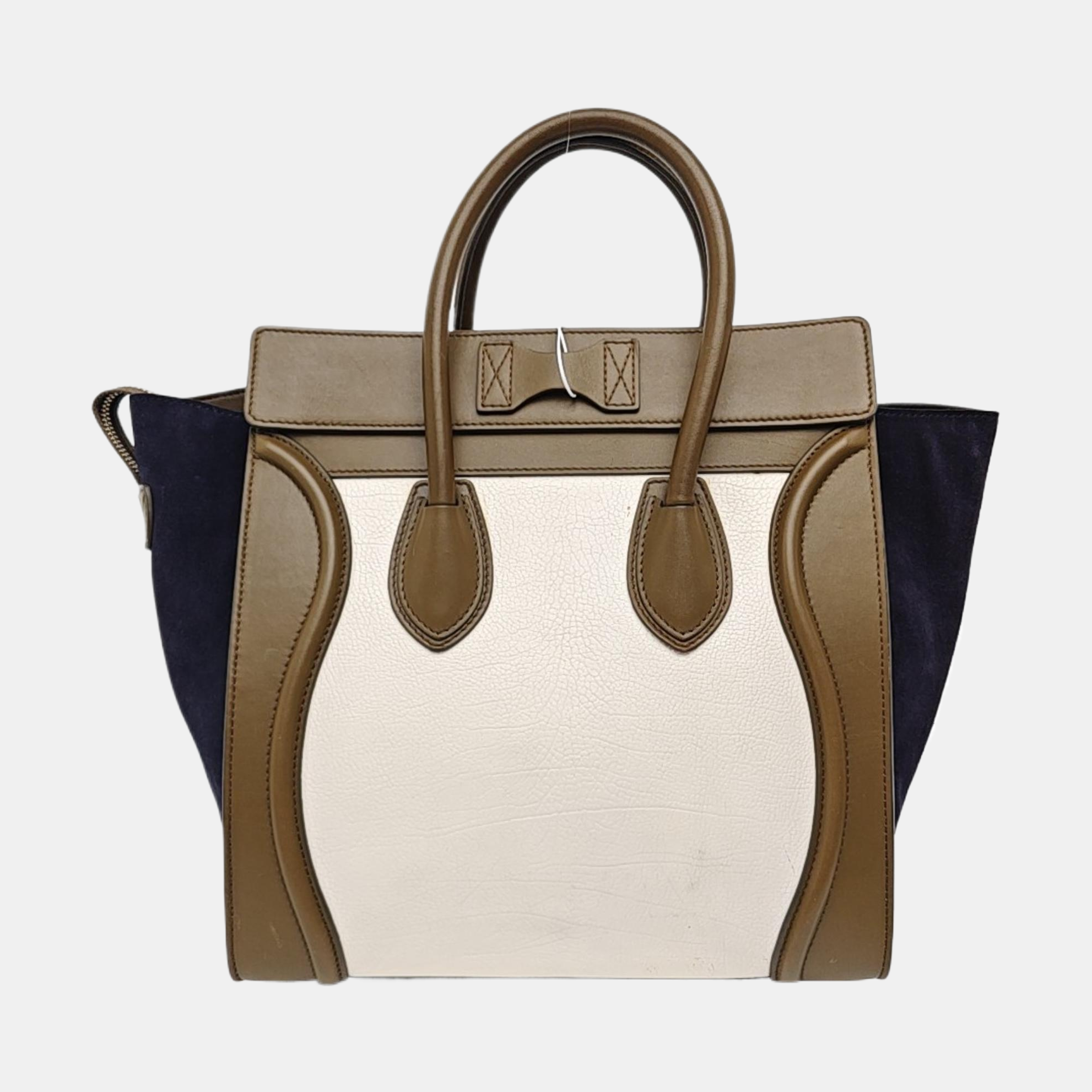 LUGGAGE Mini Calfskin White