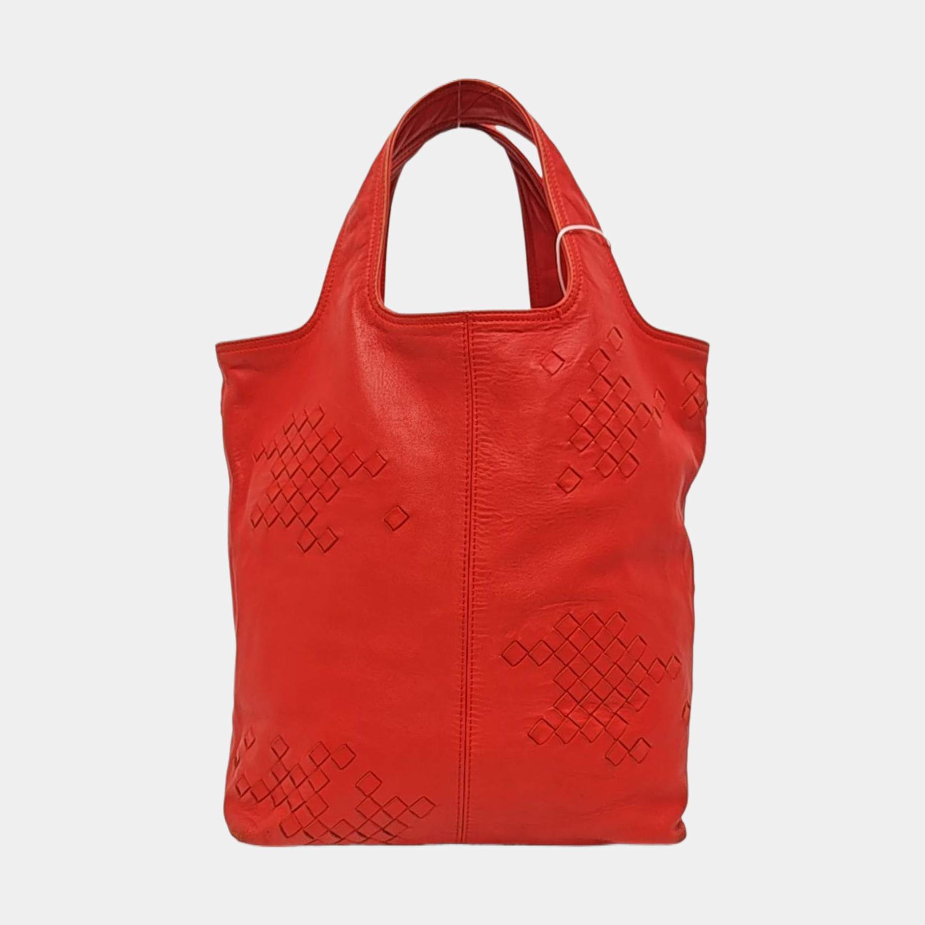Calfskin Tote Bag Red