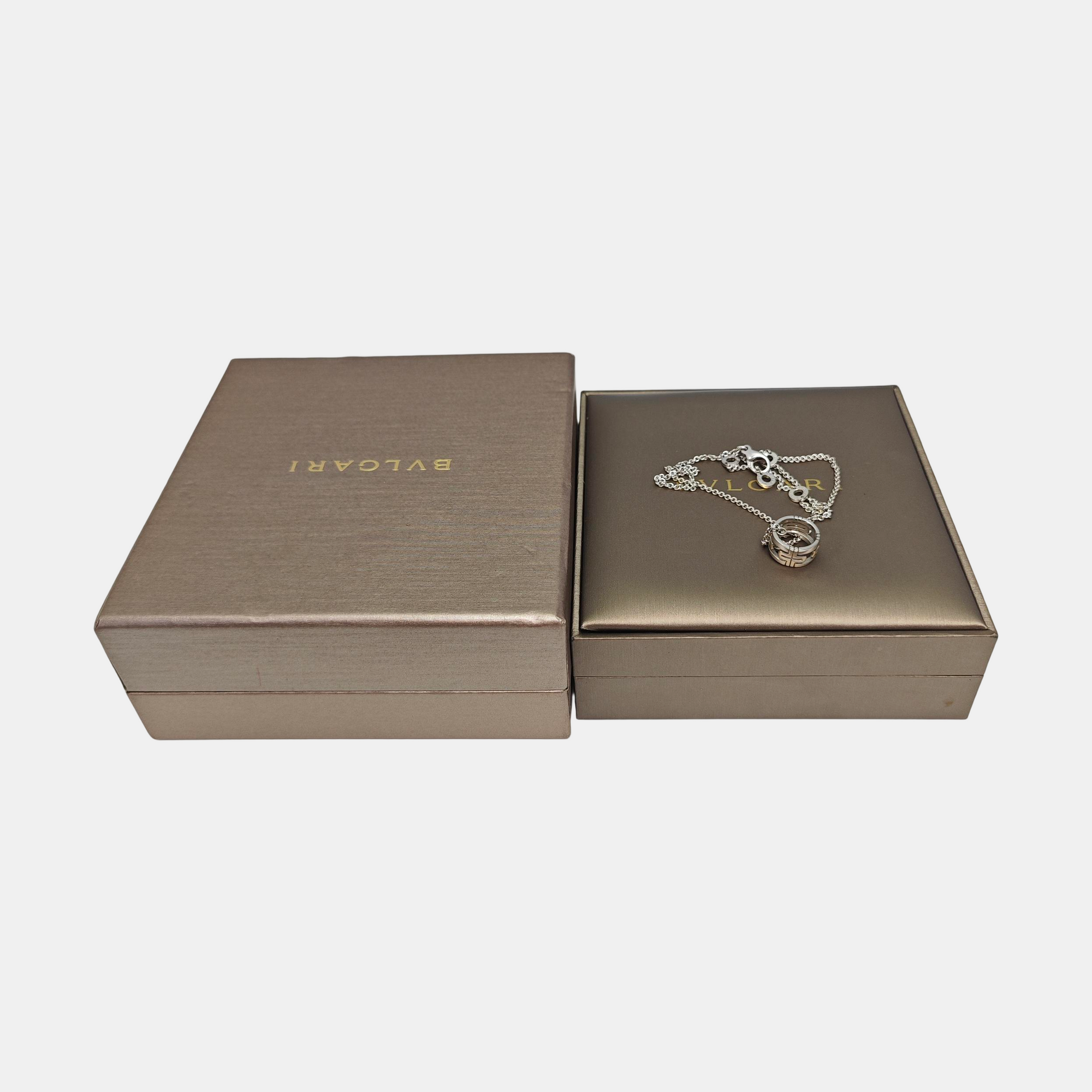 PARENTESI 18k White Gold Silver Necklace