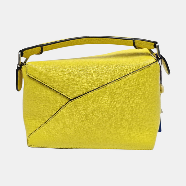 Puzzle Mini Lambskin Yellow