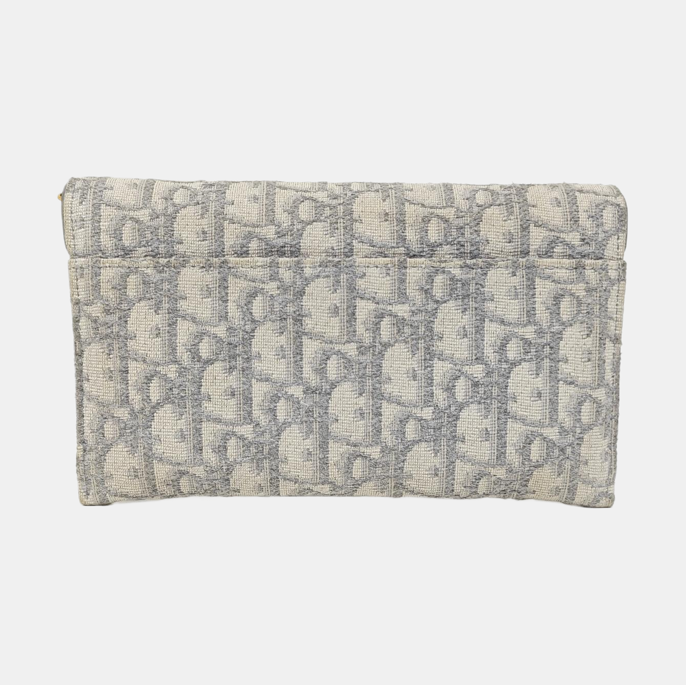 Saddle Mini Oblique Canvas Gray