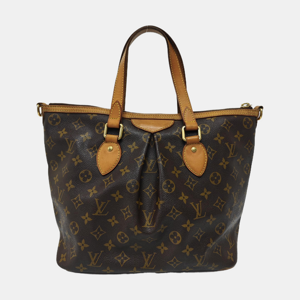 PALERMO PM Monogram Coated Canvas Brown