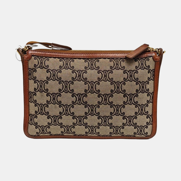 Canvas Shoulder Bag Beige