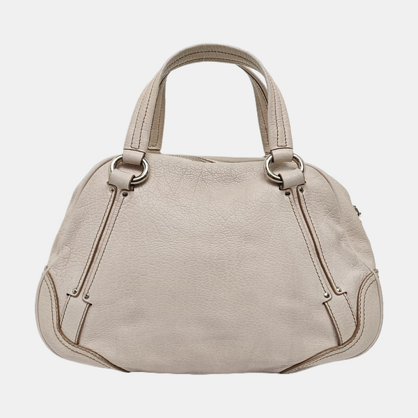 Calfskin Top Handle Bag Pink