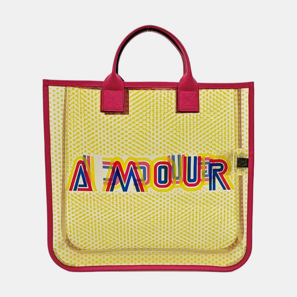 Special Material Tote Bag Yellow