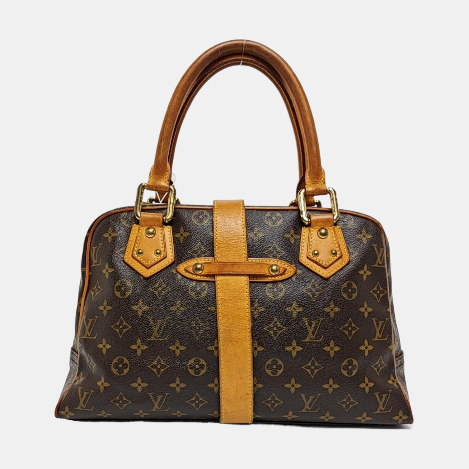 MANHATTAN GM Monogram Coated Canvas Brown