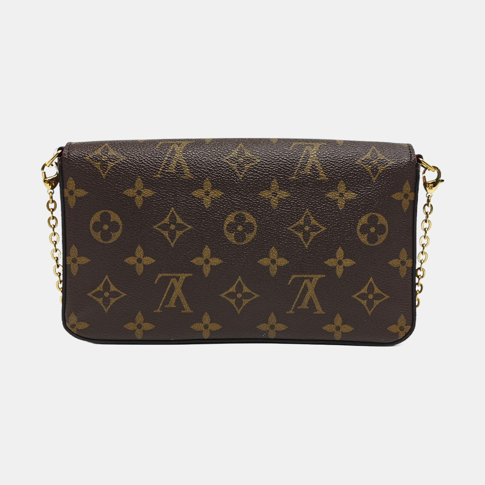FÉLICIE Monogram Coated Canvas Brown