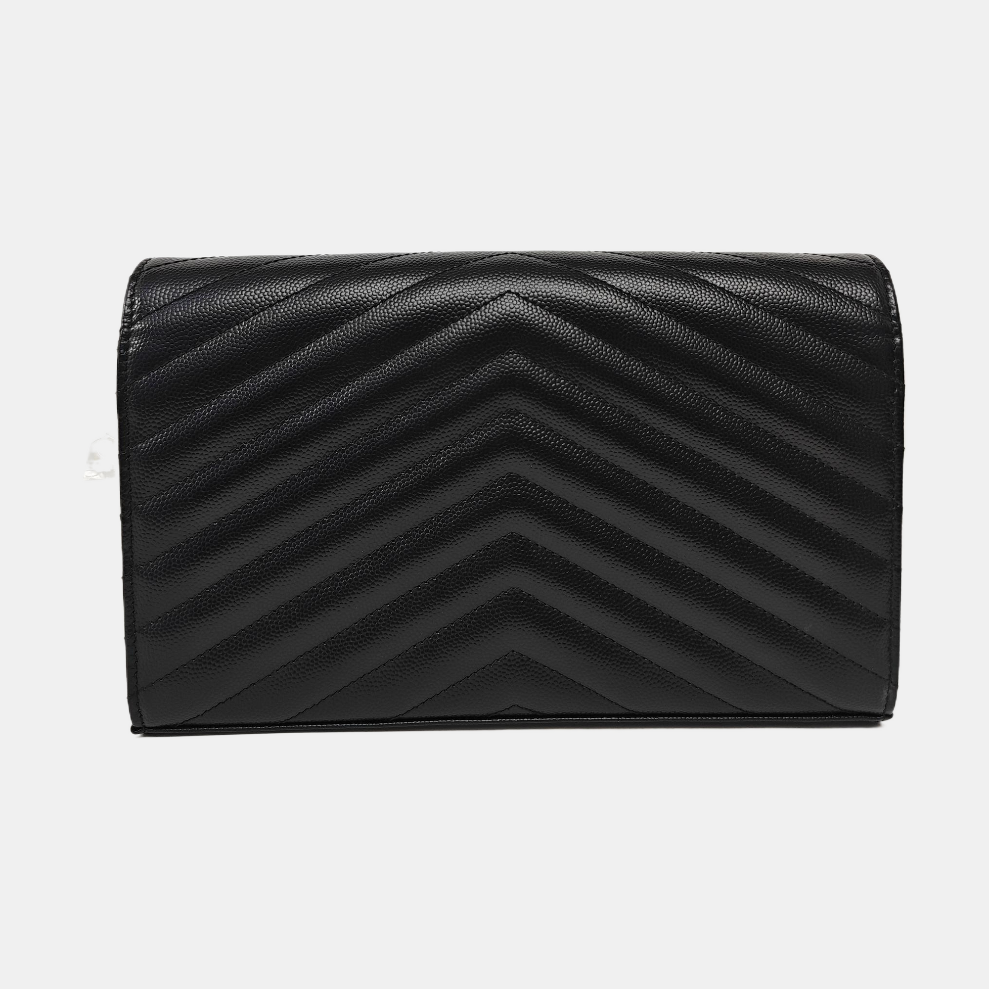 MONOGRAM Medium Chevron Calfskin Black
