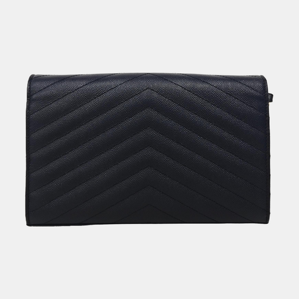 MONOGRAM Medium Chevron Calfskin Blue