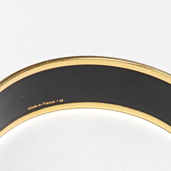 Email Metal White Bangle