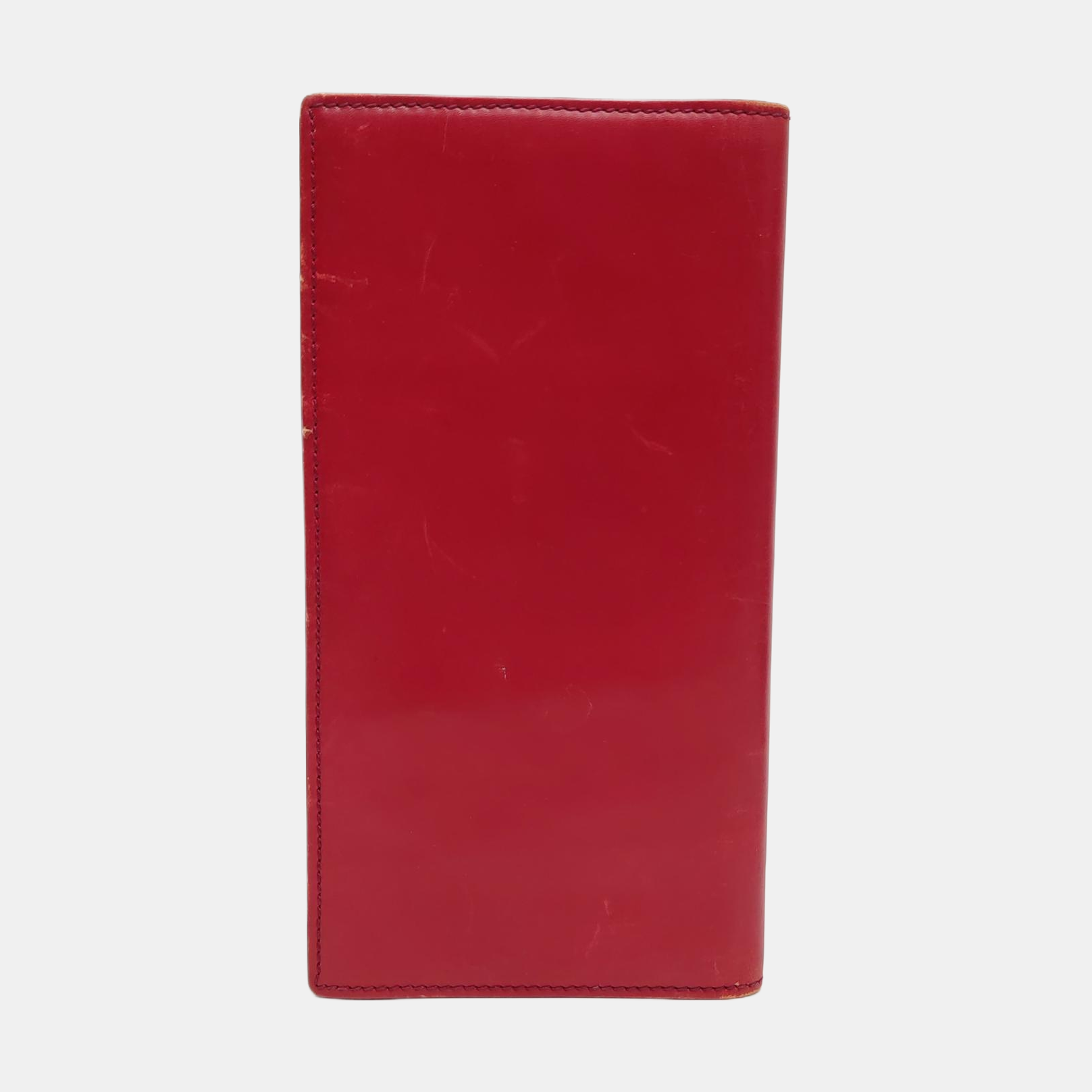 Authenticated pre-owned  Gancini Calfskin Red Wallet - Wallet at Looply
