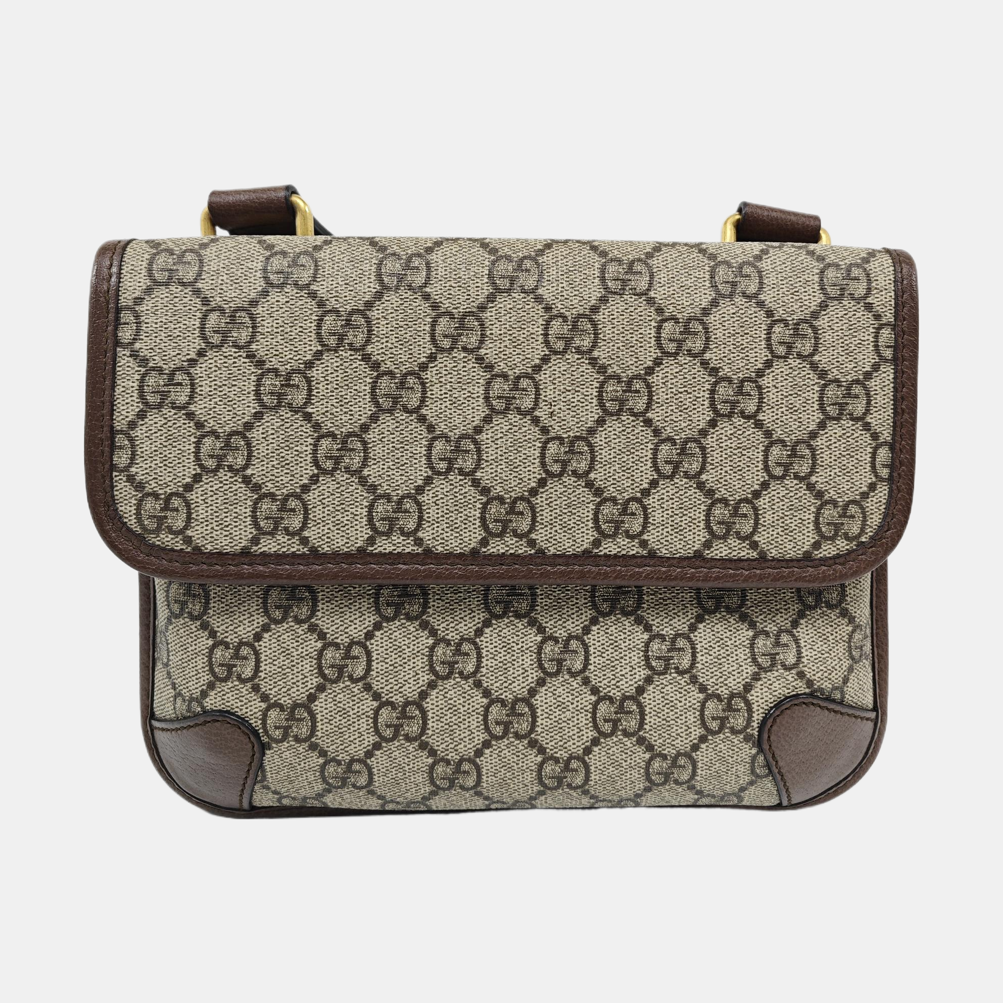 Neo Vintage Small Monogram Coated Canvas Beige