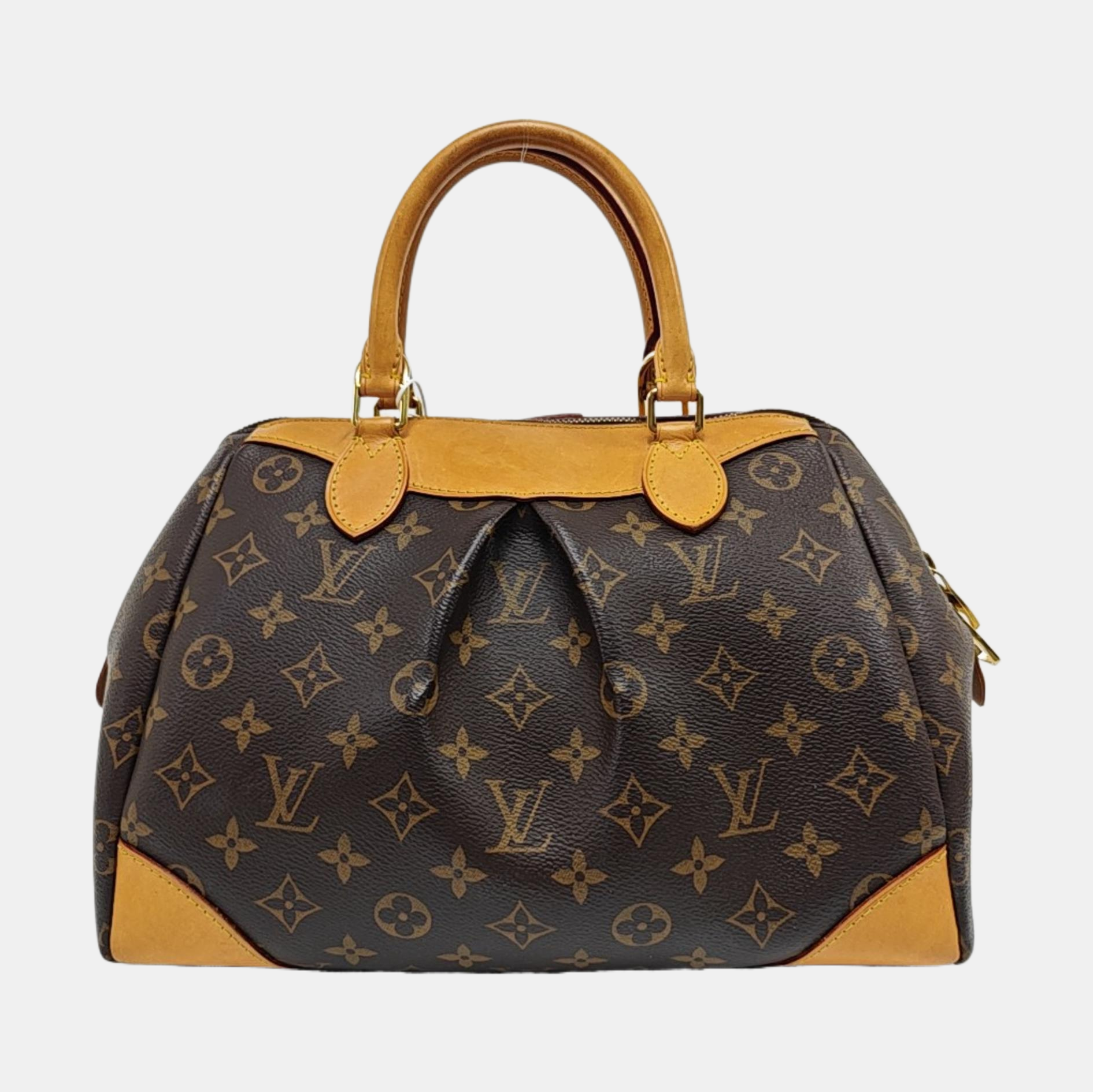 SEGUR Monogram Coated Canvas Brown