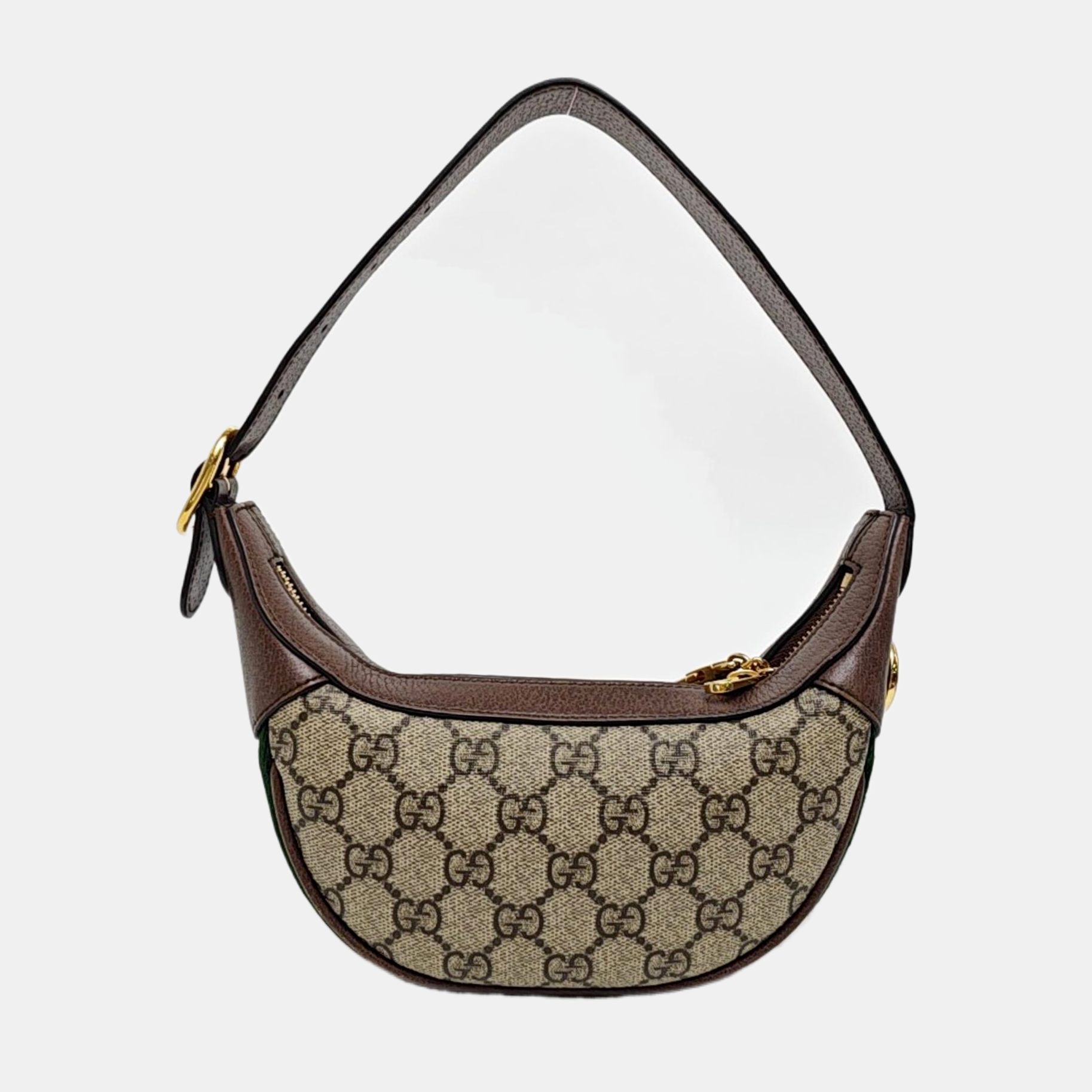 Ophidia Mini Monogram Coated Canvas Beige