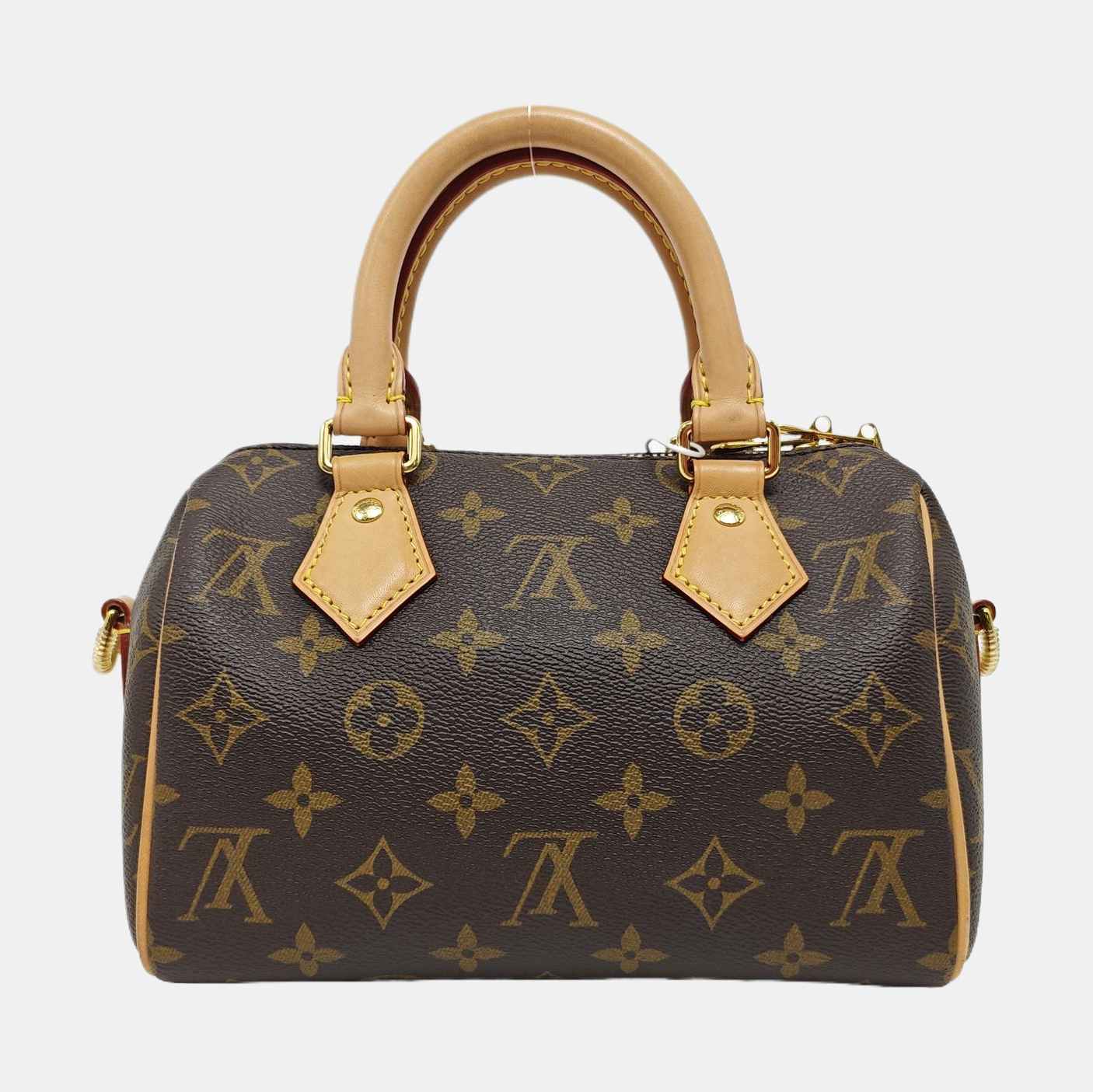 SPEEDY 20 Monogram Coated Canvas Brown