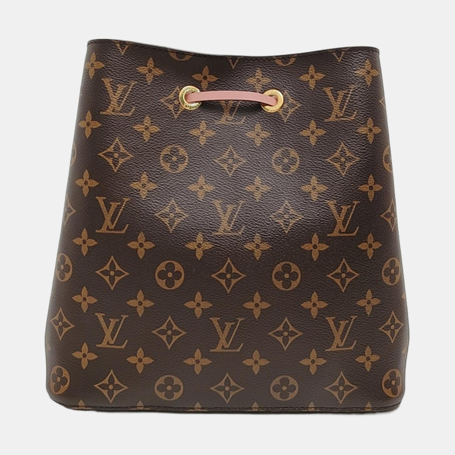 NÉONOÉ MM Monogram Coated Canvas Brown