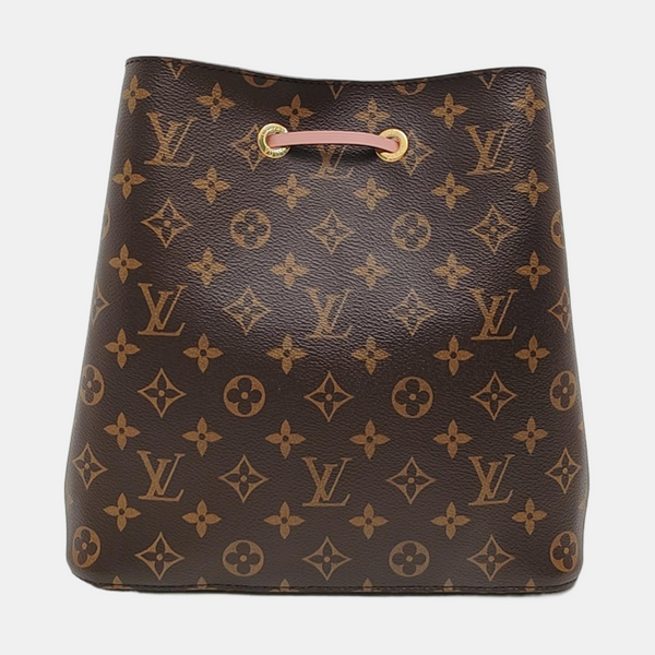 NÉONOÉ MM Monogram Coated Canvas Brown