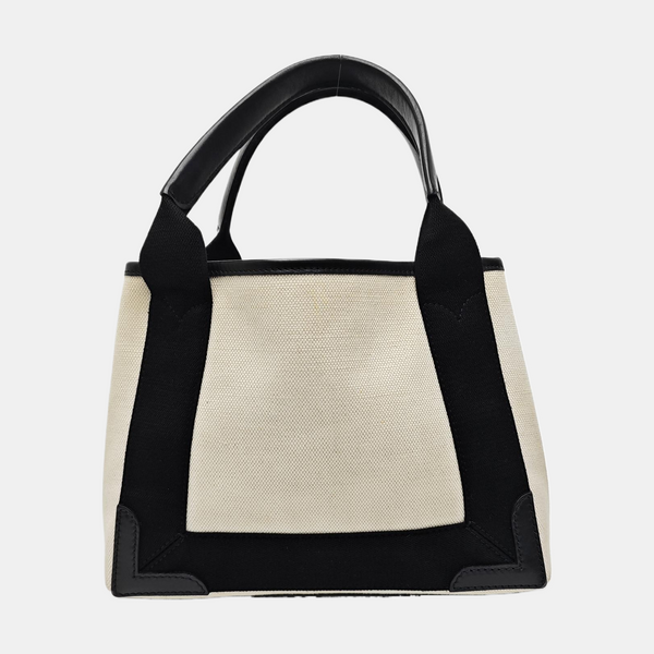 Navy Mini Canvas White