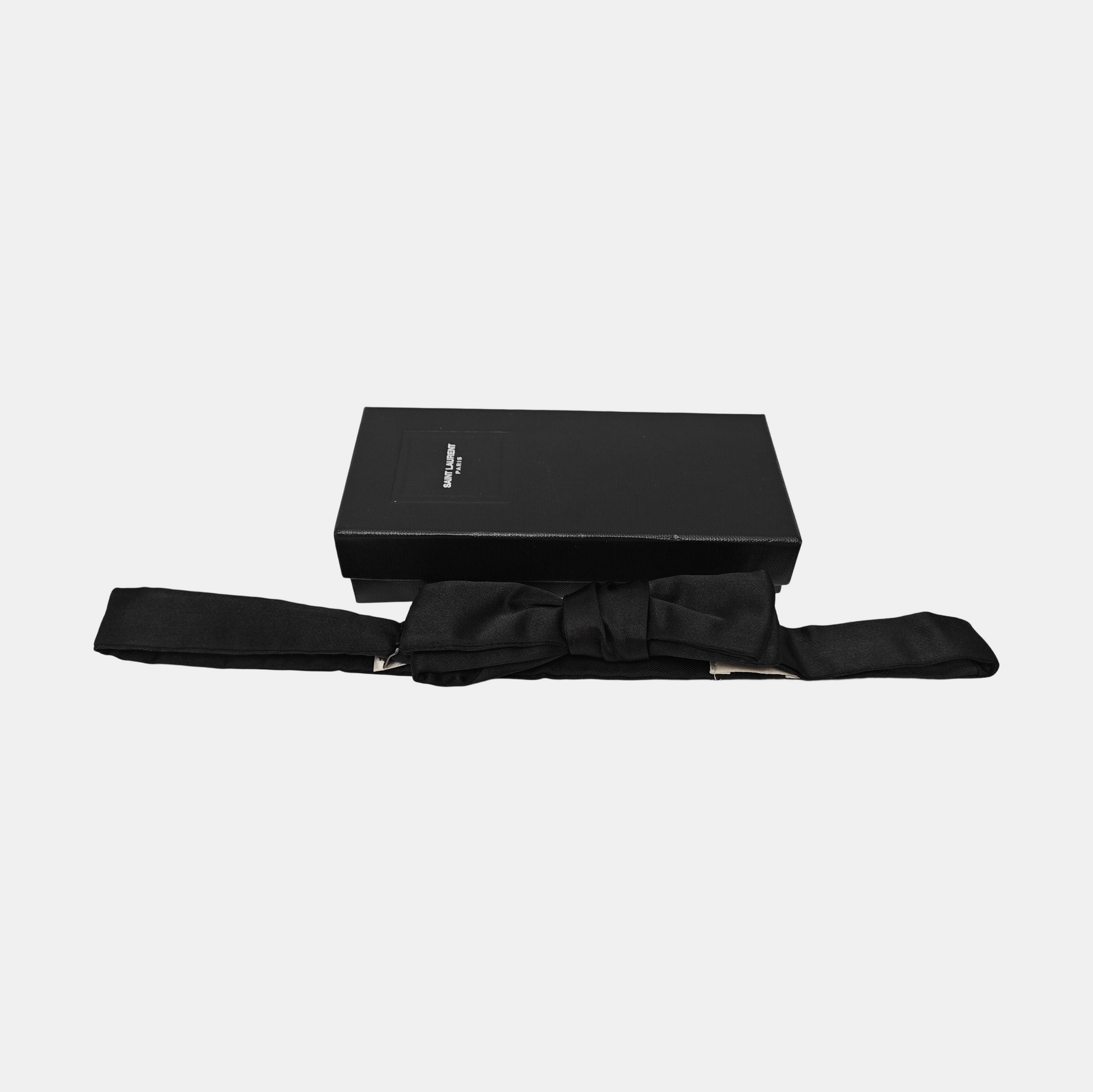 Mulberry Silk Bow Tie Black