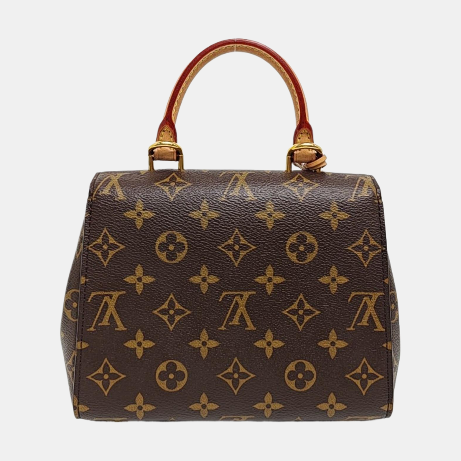 CLUNY PM Monogram Coated Canvas Brown