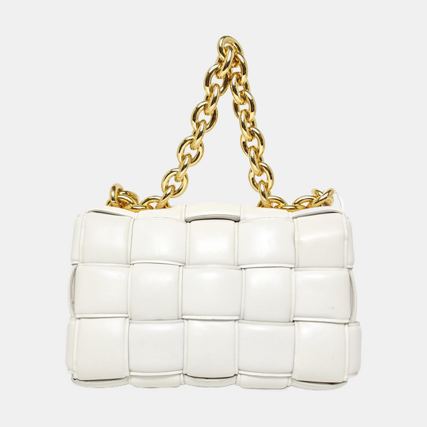 Cassette Medium Lambskin White