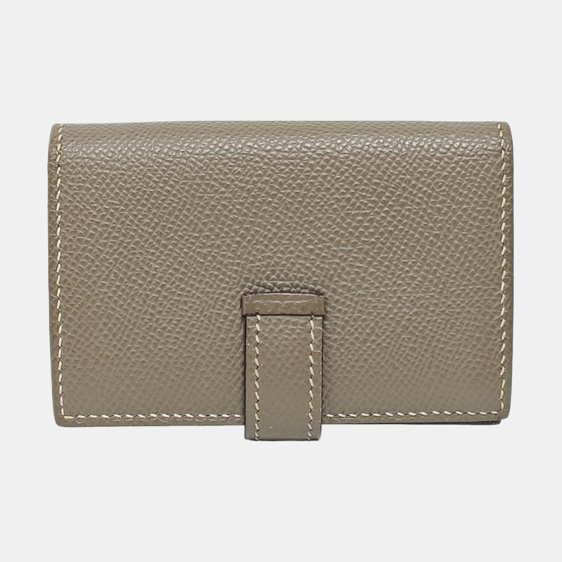Bearn Mini Epsom Gray Card Holder