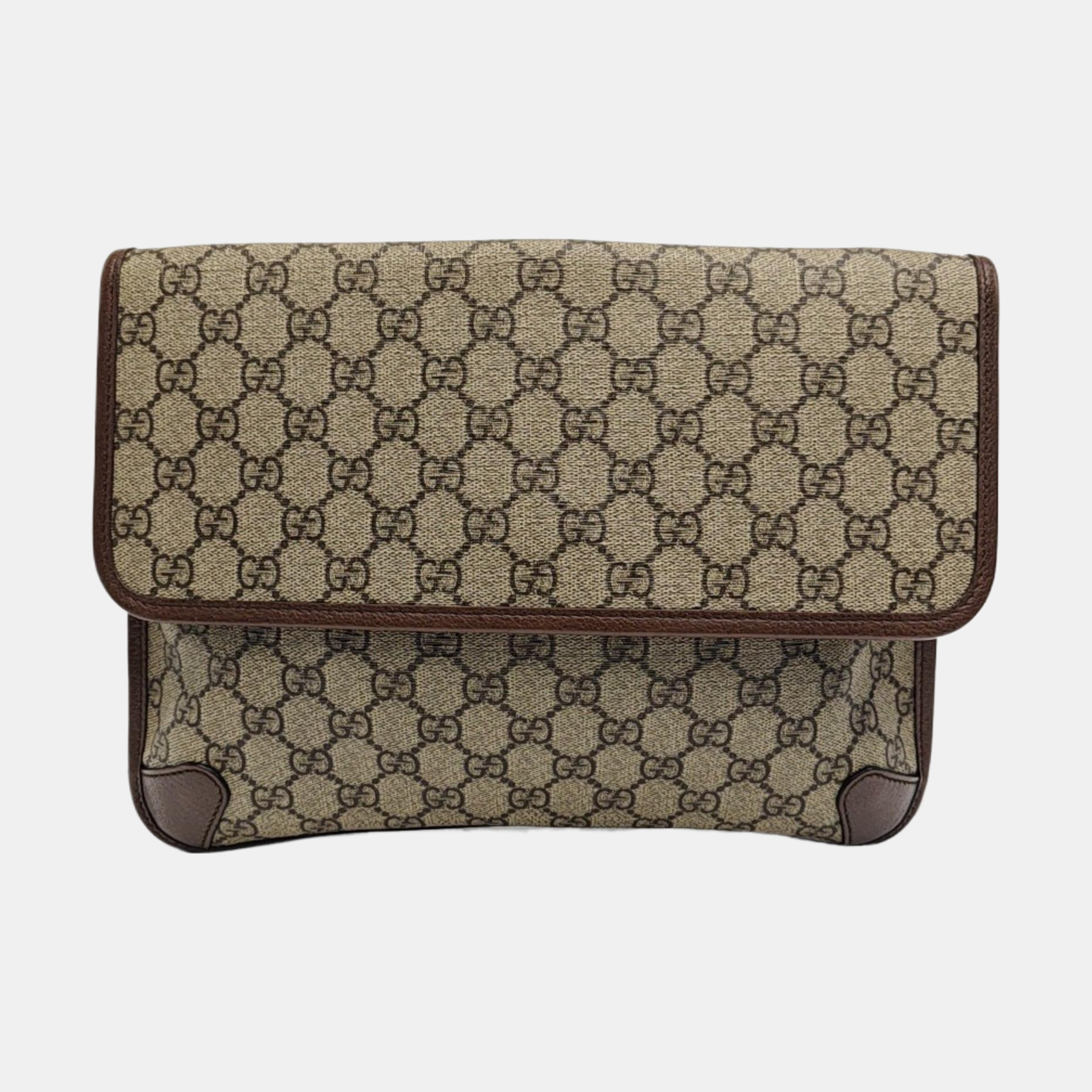 Neo Vintage Large Monogram Coated Canvas Brown