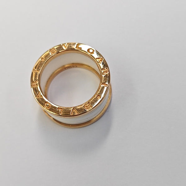 B.ZERO1 18k Rose Gold Ring EU 53