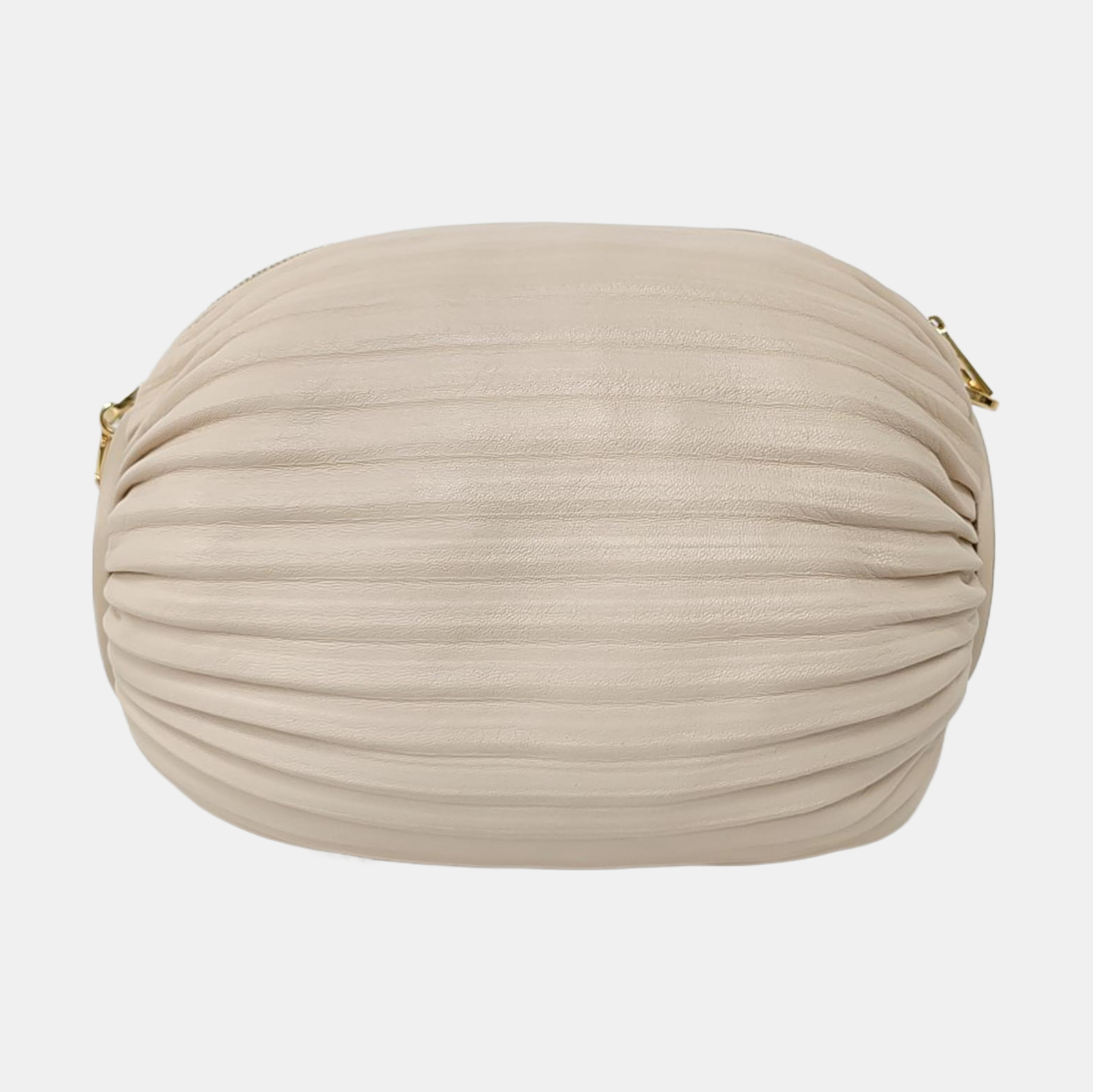 Nest Backet Calfskin White